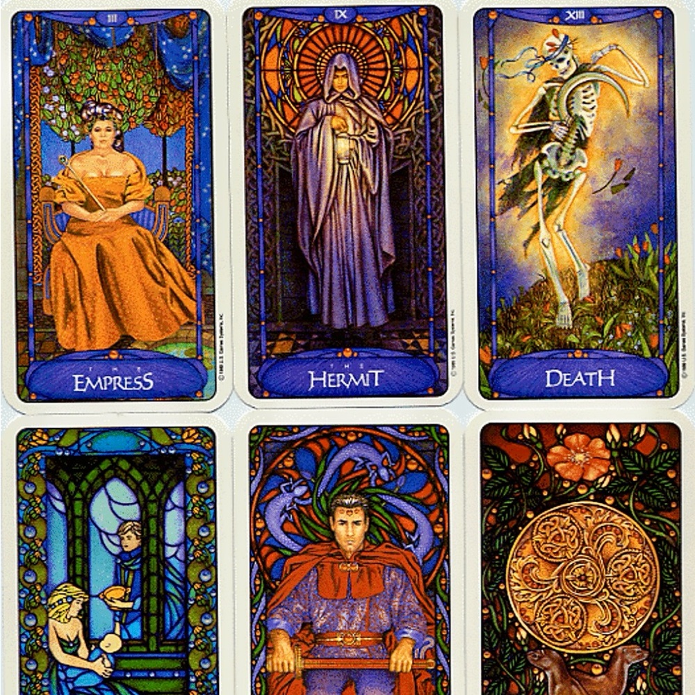 Out of Print Art Nouveau Tarot Deck by Matt Meyers rare, collectible - Picture 3 of 6